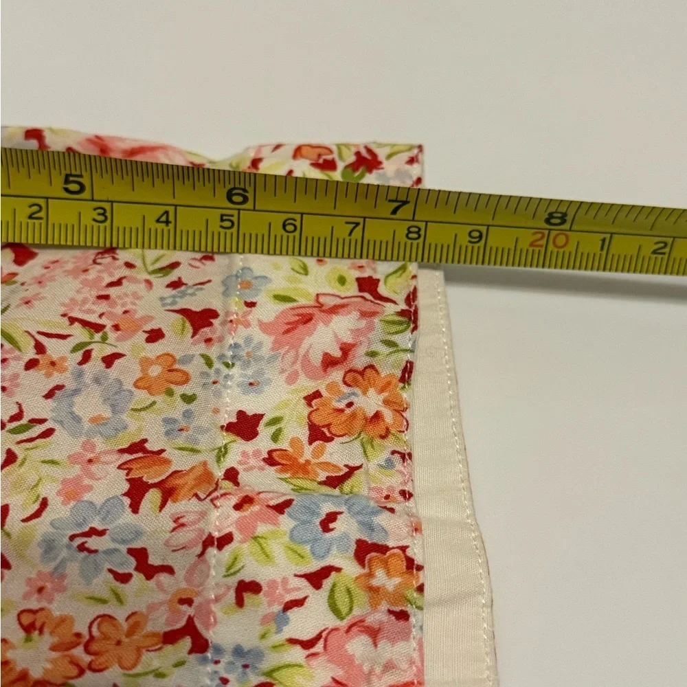 Tommy Hilfiger Floral Button-Down Blouse – Size 4 Short Sleeve Statement Collar